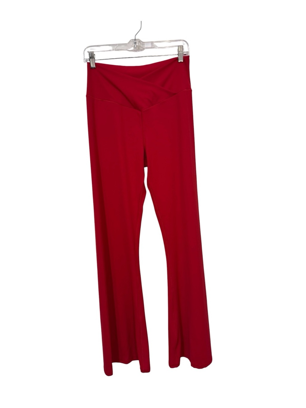 Sunzel - Red Flare Yoga Pants, New, XL